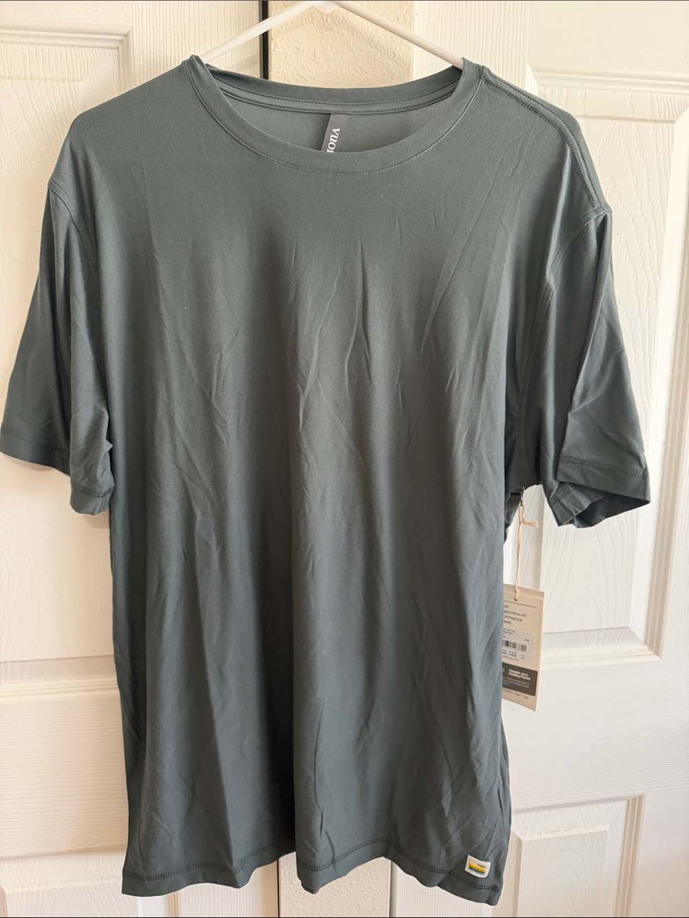 Men's Crew Neck T-Shirt in Slate Green